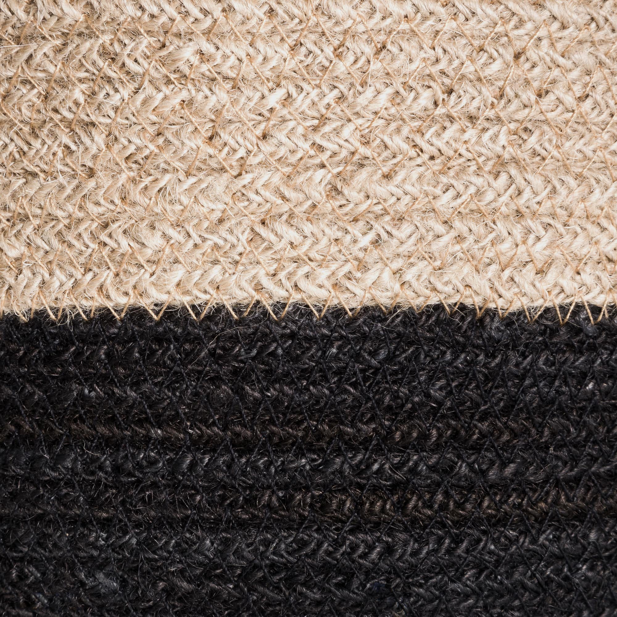 Aufbewahrungskorb Jute Natural/Black - Image 4