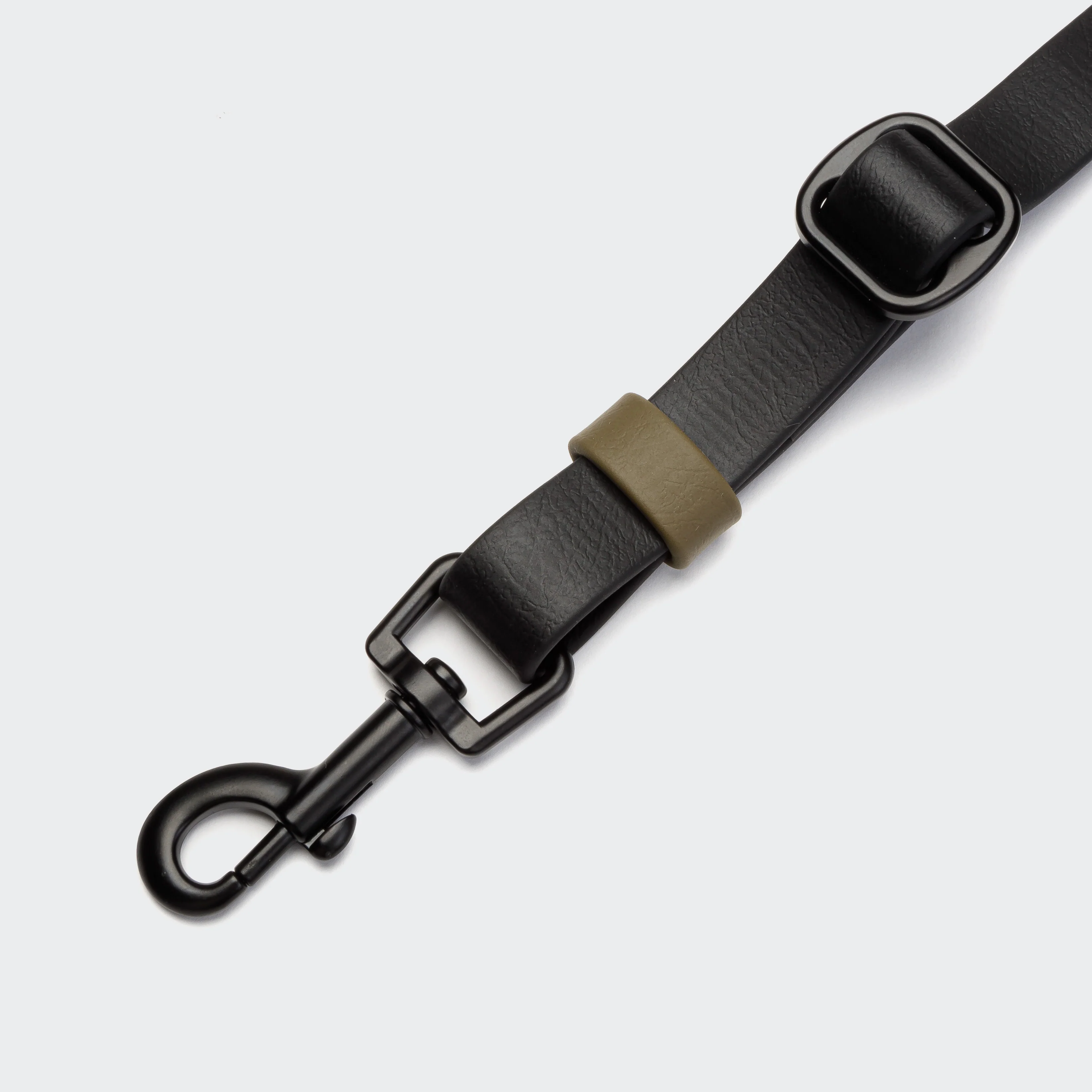 Freihandleine BioThane Ipanema Black-Olive - Image 4