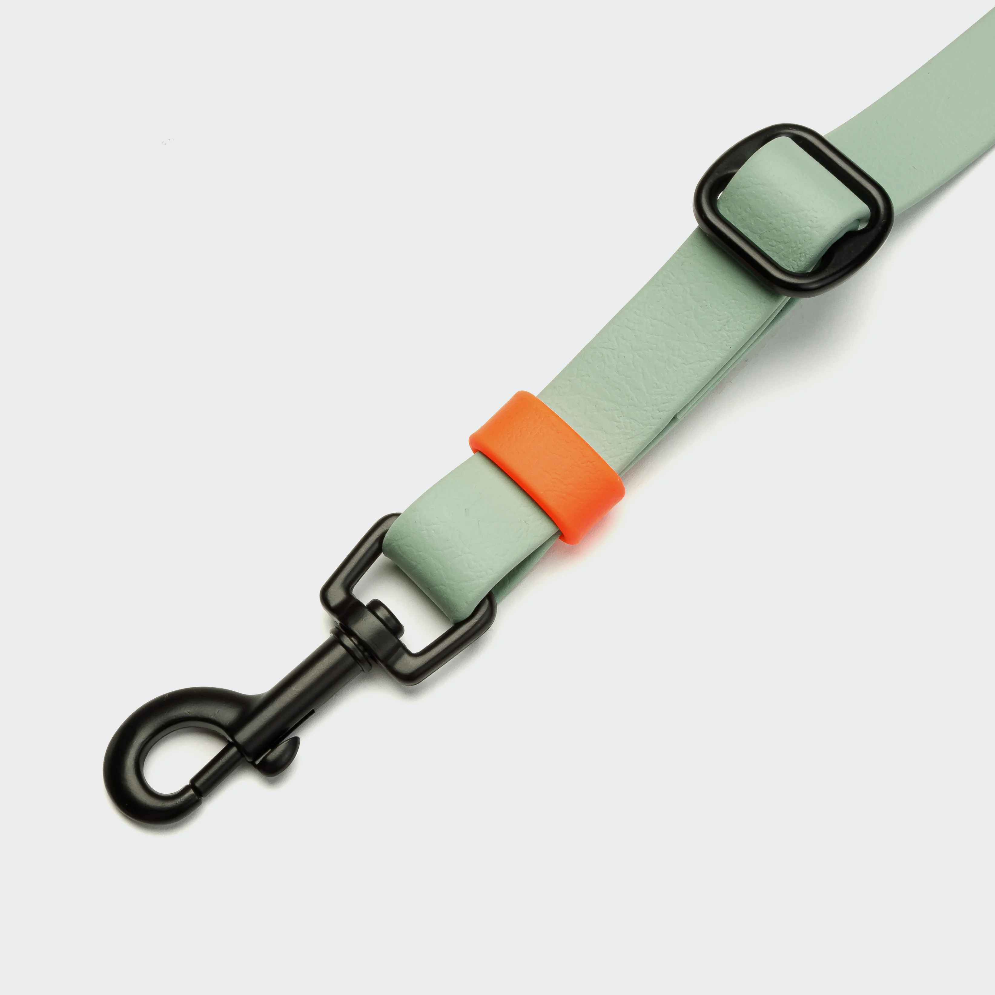 Freihandleine BioThane Ipanema Mint-Neon Orange - Image 5
