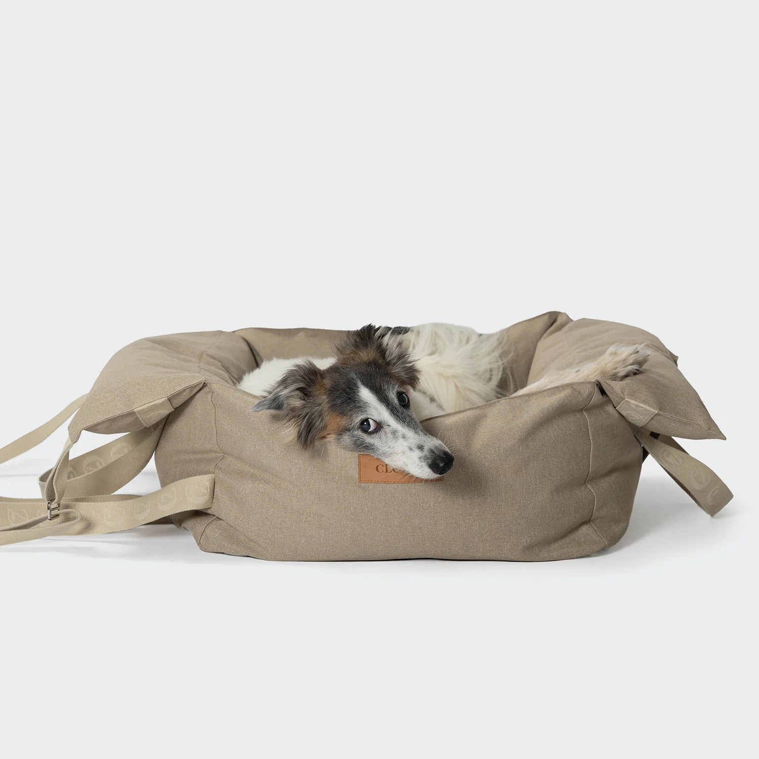 Hundeautositz Getaway Sand tragbar - Image 10