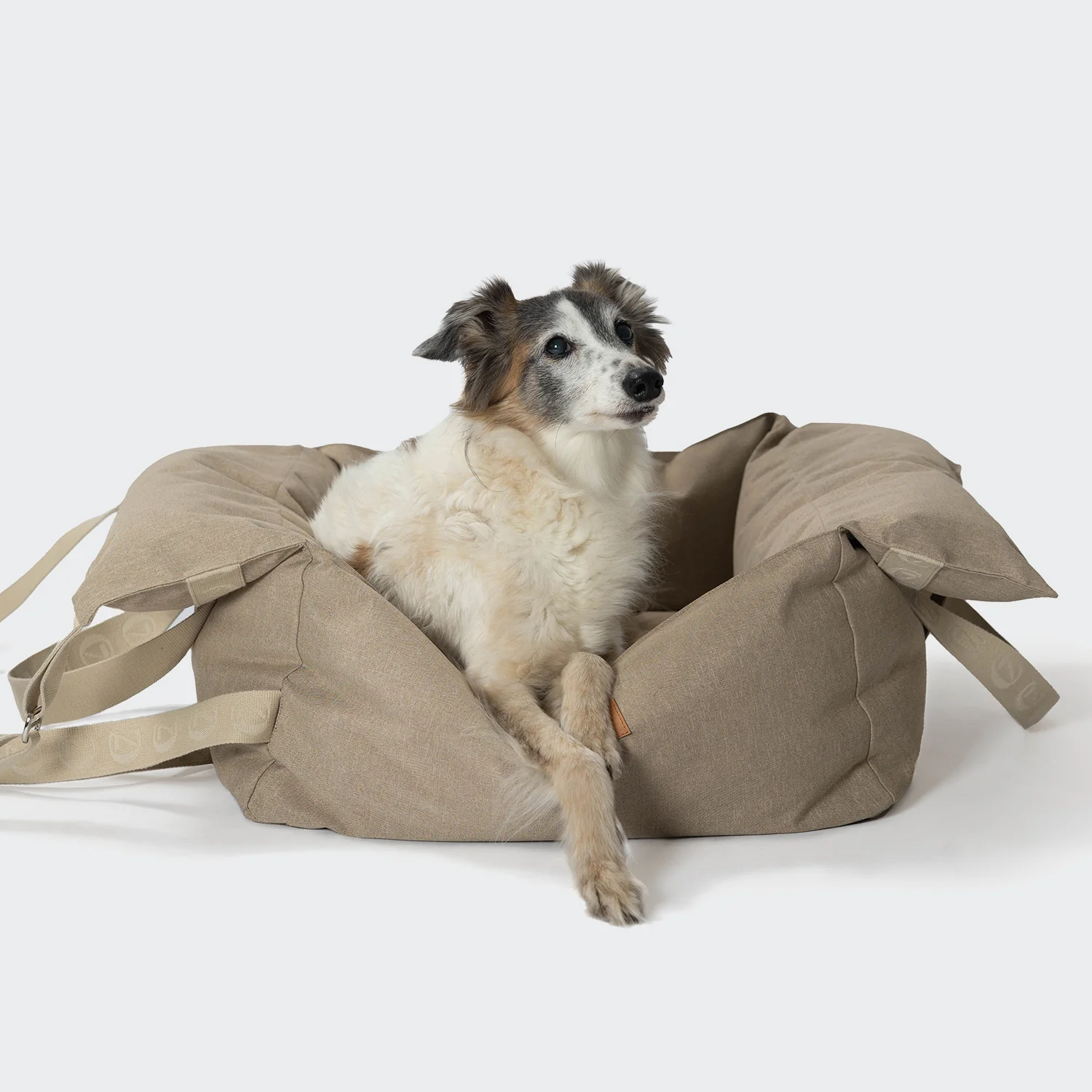 Hundeautositz Getaway Sand tragbar - Image 9