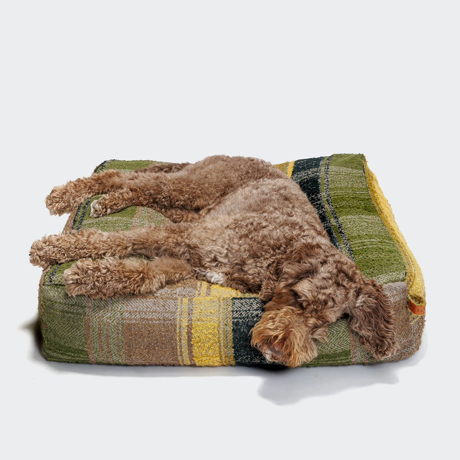 Hundebett Cube Tartan Green - Image 3