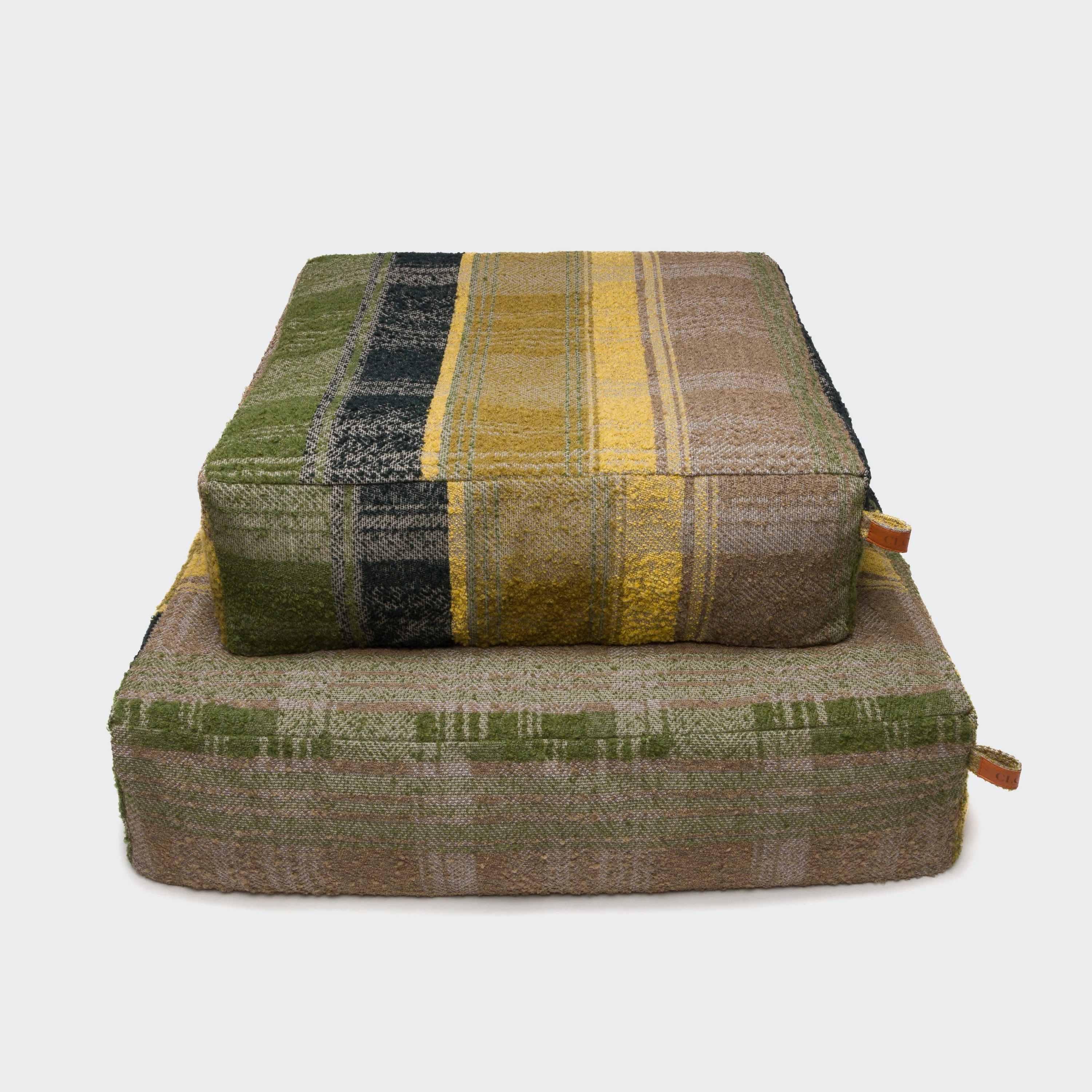 Hundebett Cube Tartan Green - Image 5