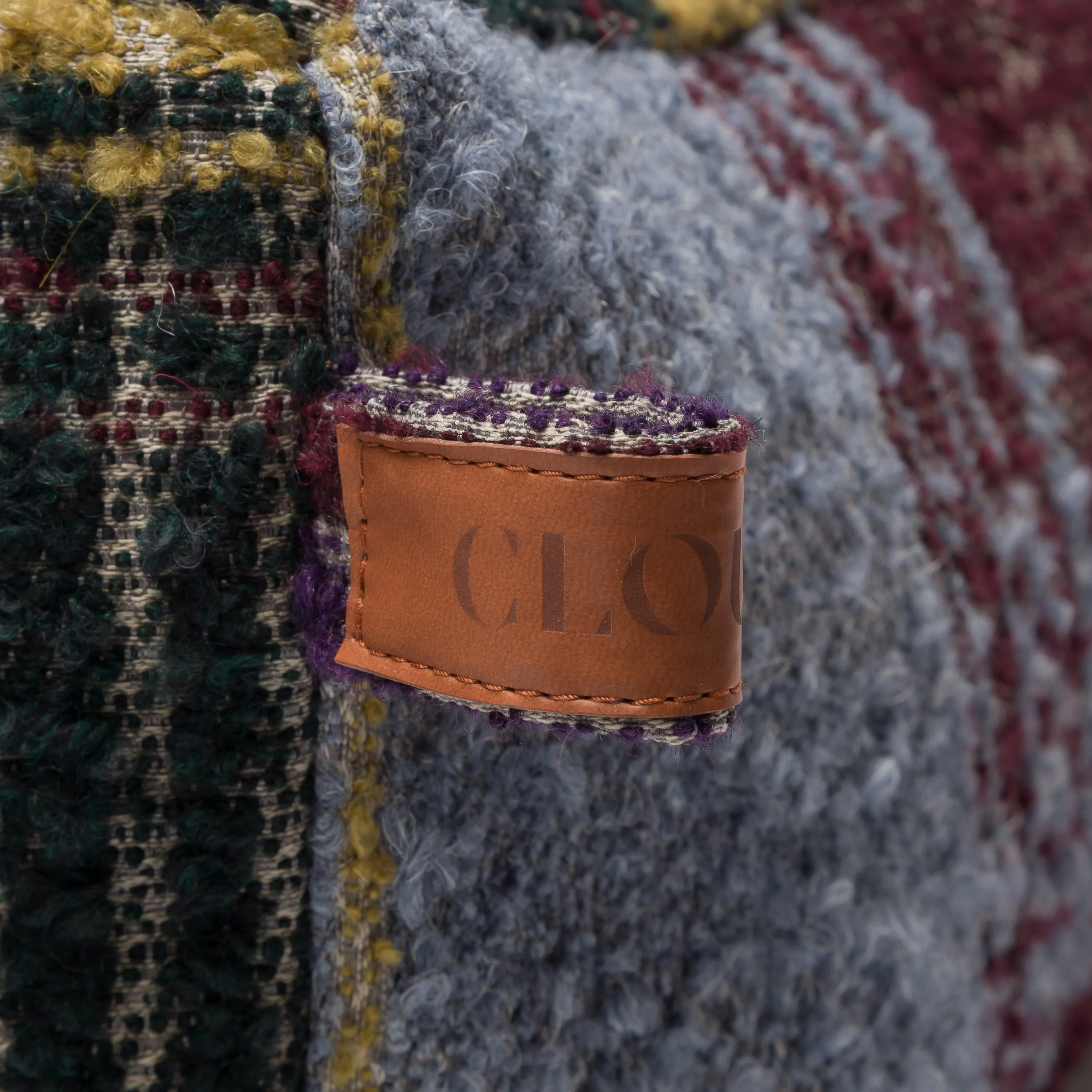 Hundebett Cube Tartan Purple - Image 4