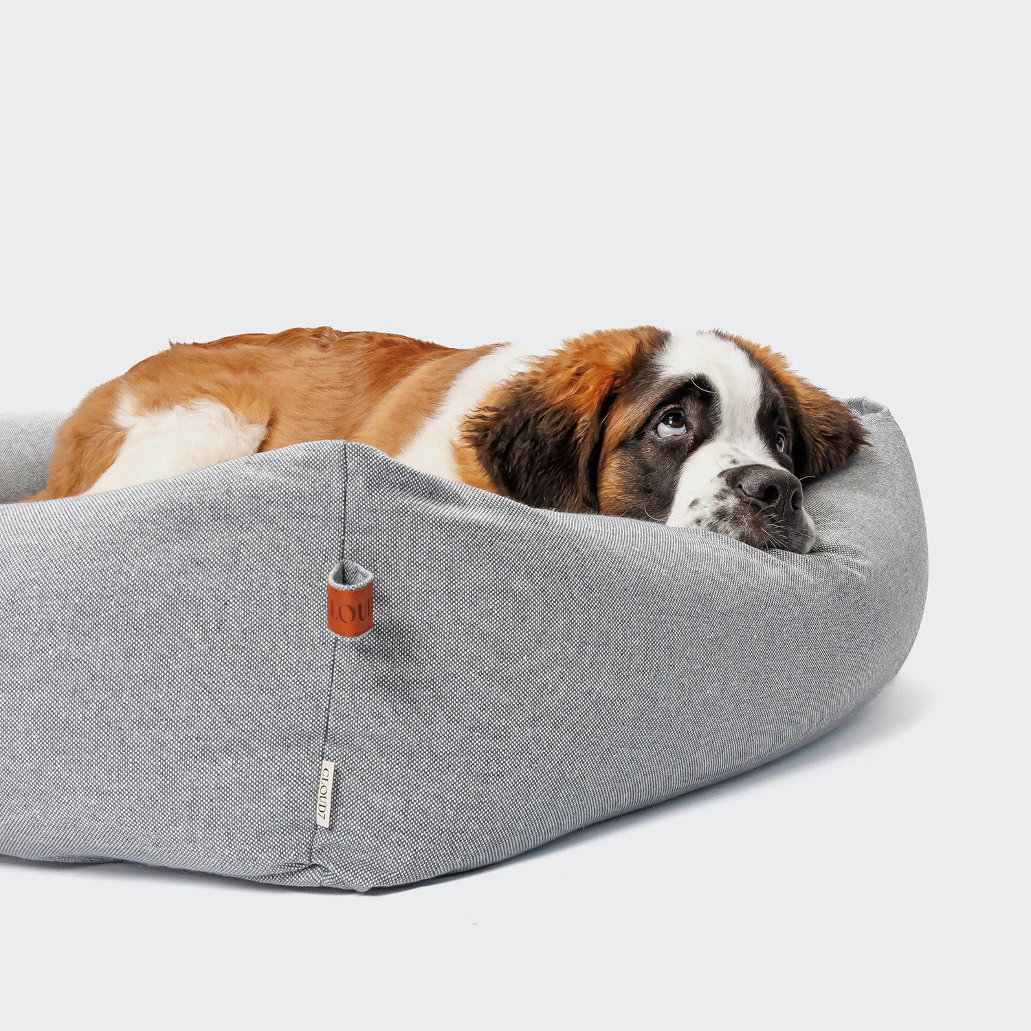 Hundebett Sleepy Deluxe Tweed Grey - Image 3