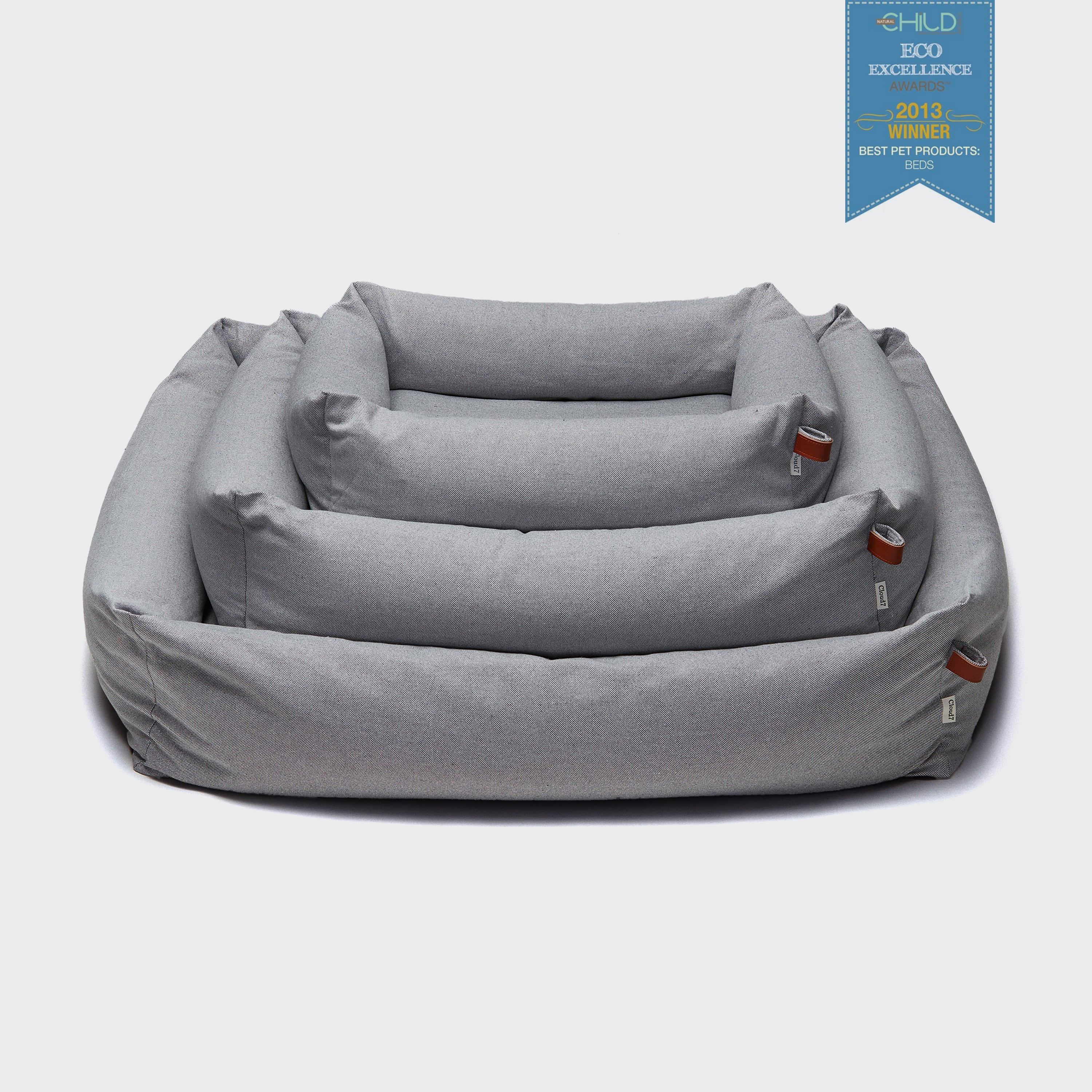 Hundebett Sleepy Deluxe Tweed Grey - Image 6