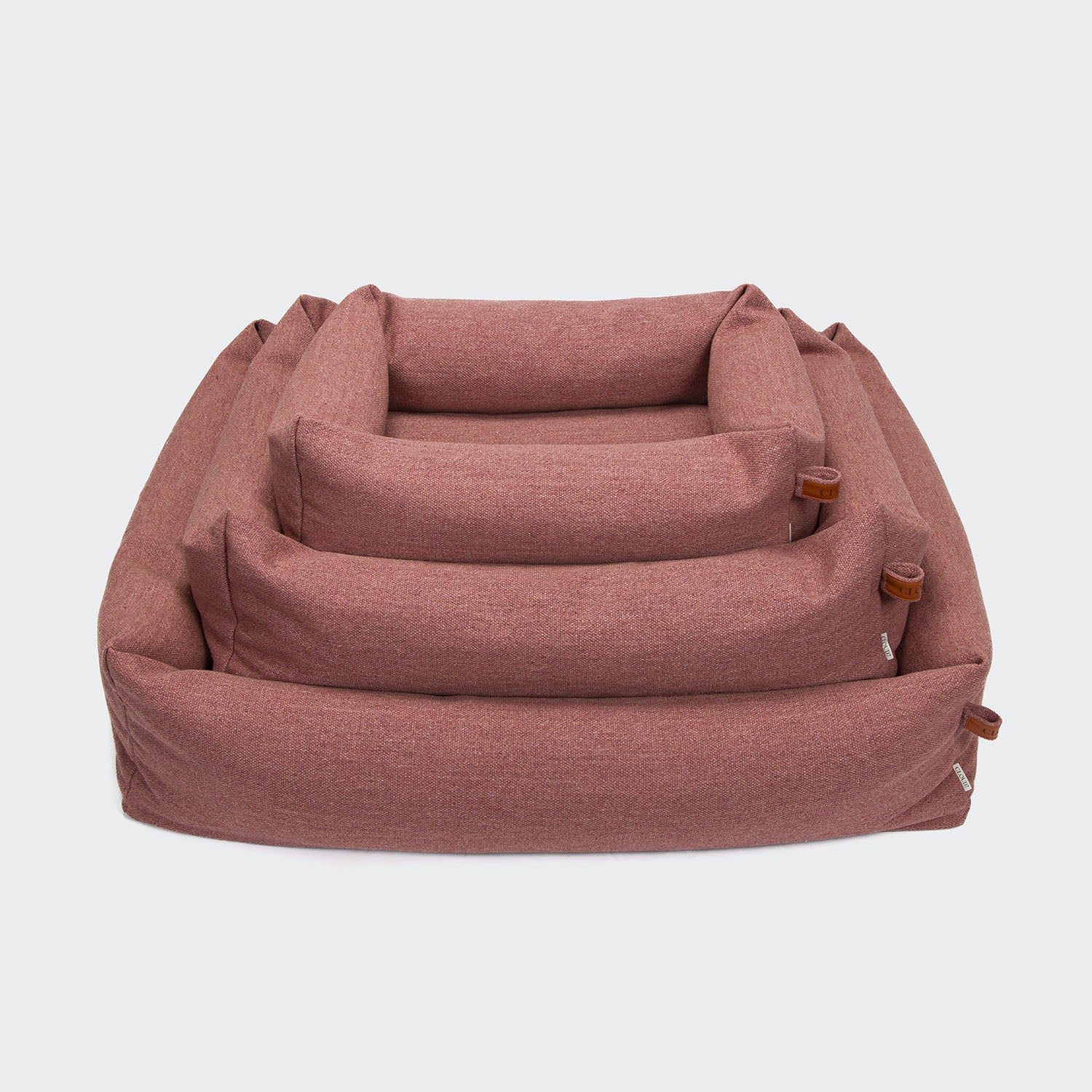 Hundebett Sleepy Linen-Mix Faded Rose Mélange - Image 3