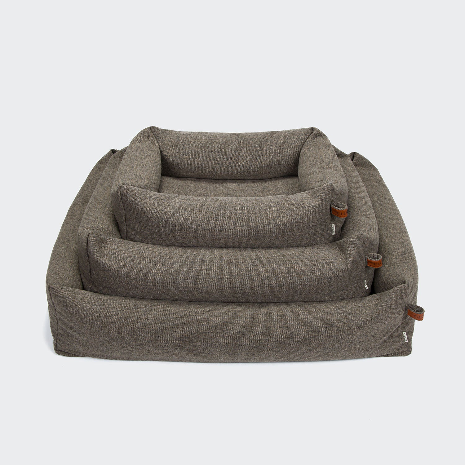 Hundebett Sleepy Linen-Mix Taupe Mélange - Image 3