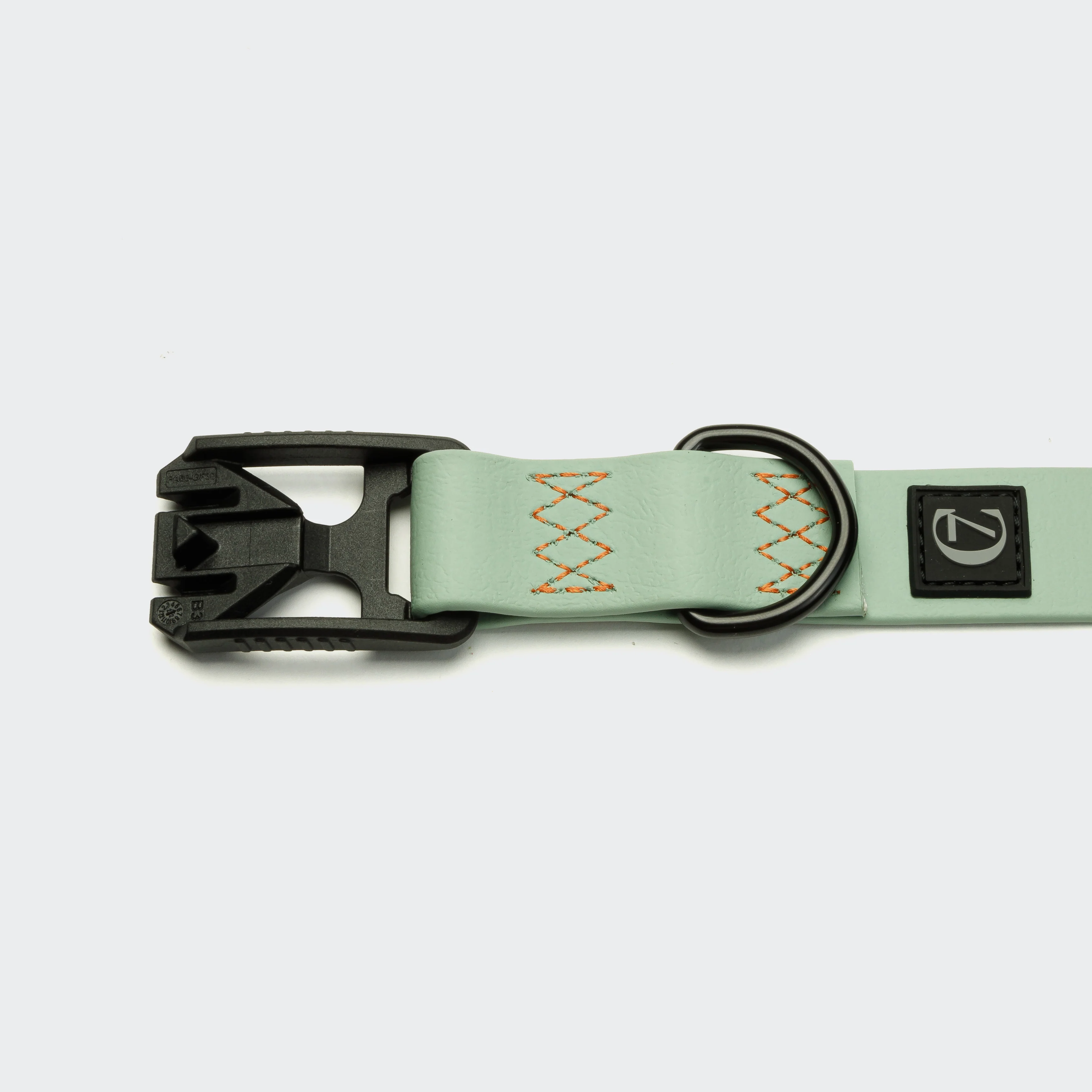 Hundehalsband BioThane Ipanema Mint-Neon Orange - Image 4