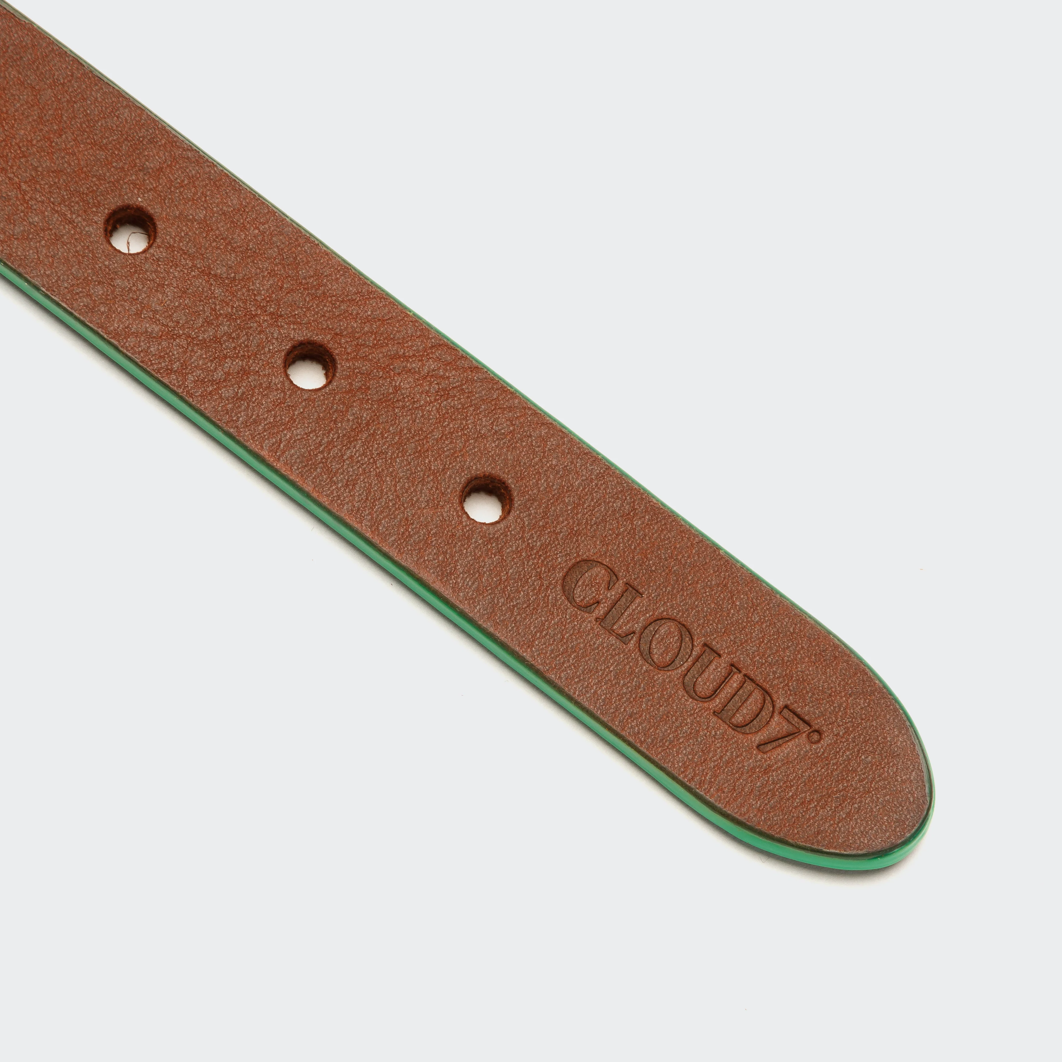 Hundehalsband Kings Park Cognac/Green - Image 4
