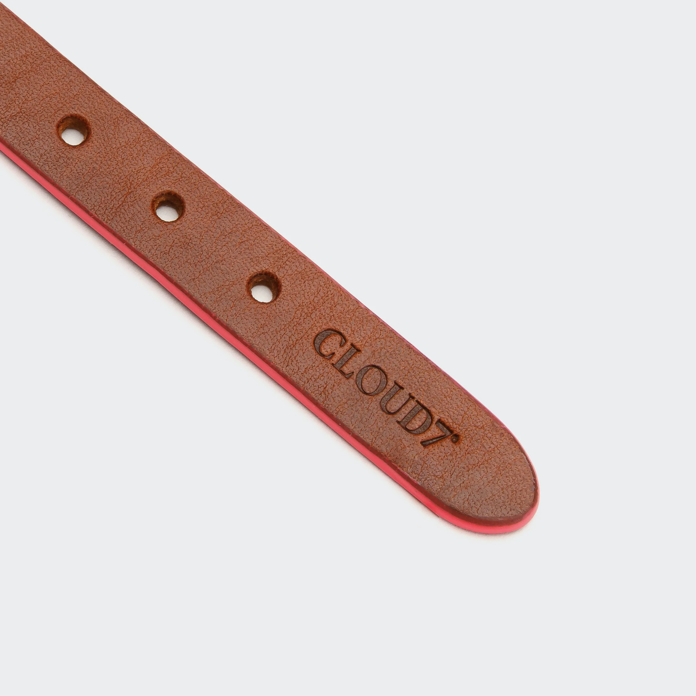 Hundehalsband Prince Park Cognac/Pink - Image 5