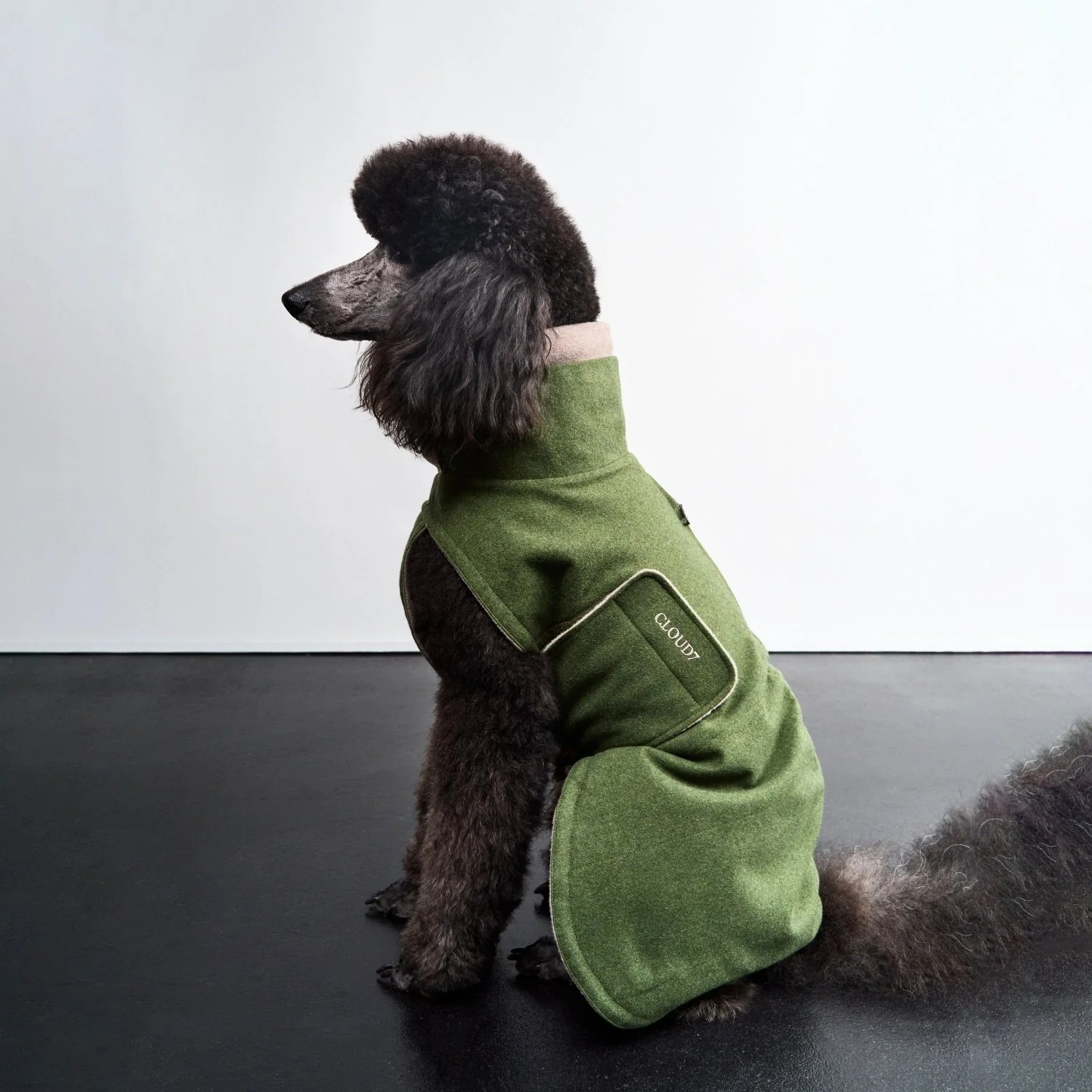 Hundemantel Brooklyn Long Flannel Fern Green - Image 5