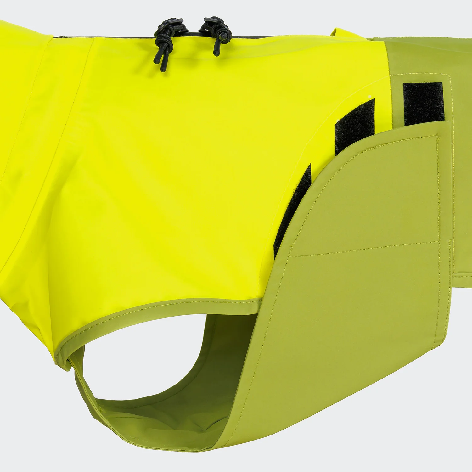 Hunderegenmantel Dackel AKTIV Neon Green/Light Olive - Image 5