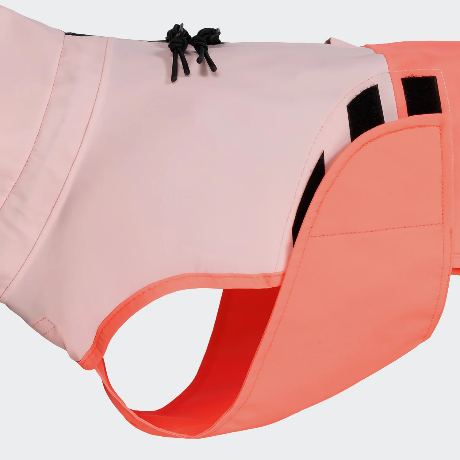 Hunderegenmantel Dackel AKTIV Peach/Neon Pink - Image 3