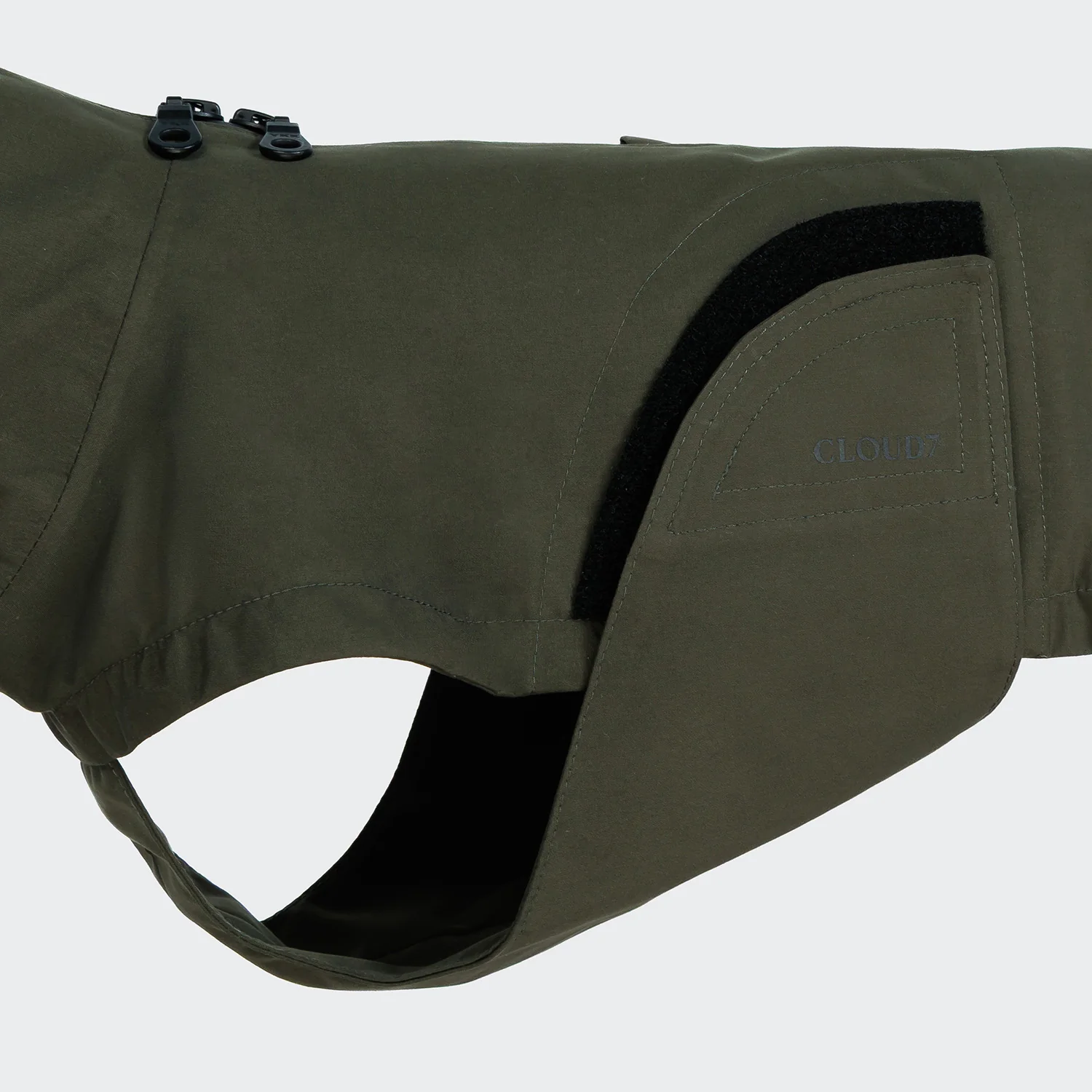 Hunderegenmantel Dackel Dublin 2.0 Dark Olive - Image 3