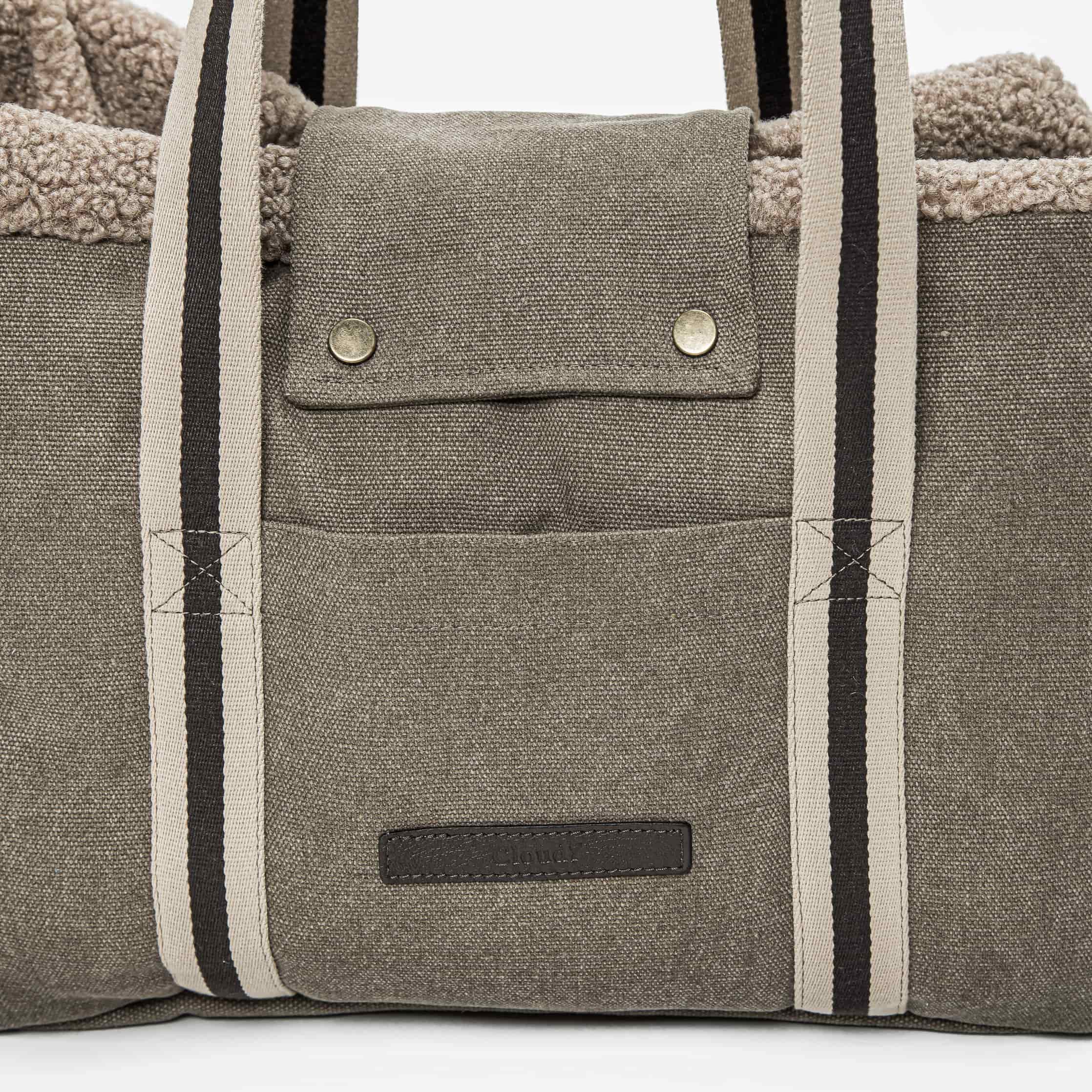 Hundetasche Lucca Canvas Sand - Image 4
