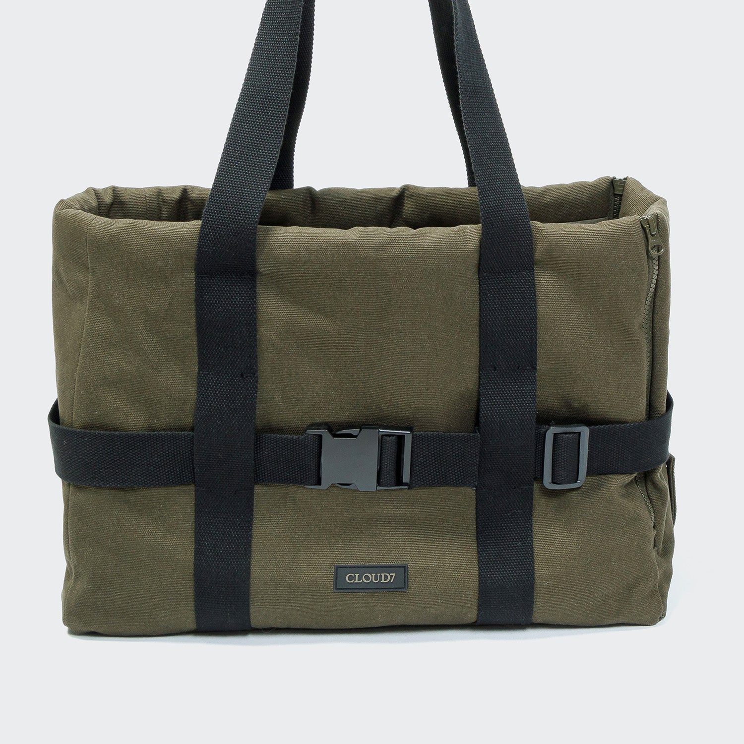 Hundetasche Turin Canvas Olive - Image 10