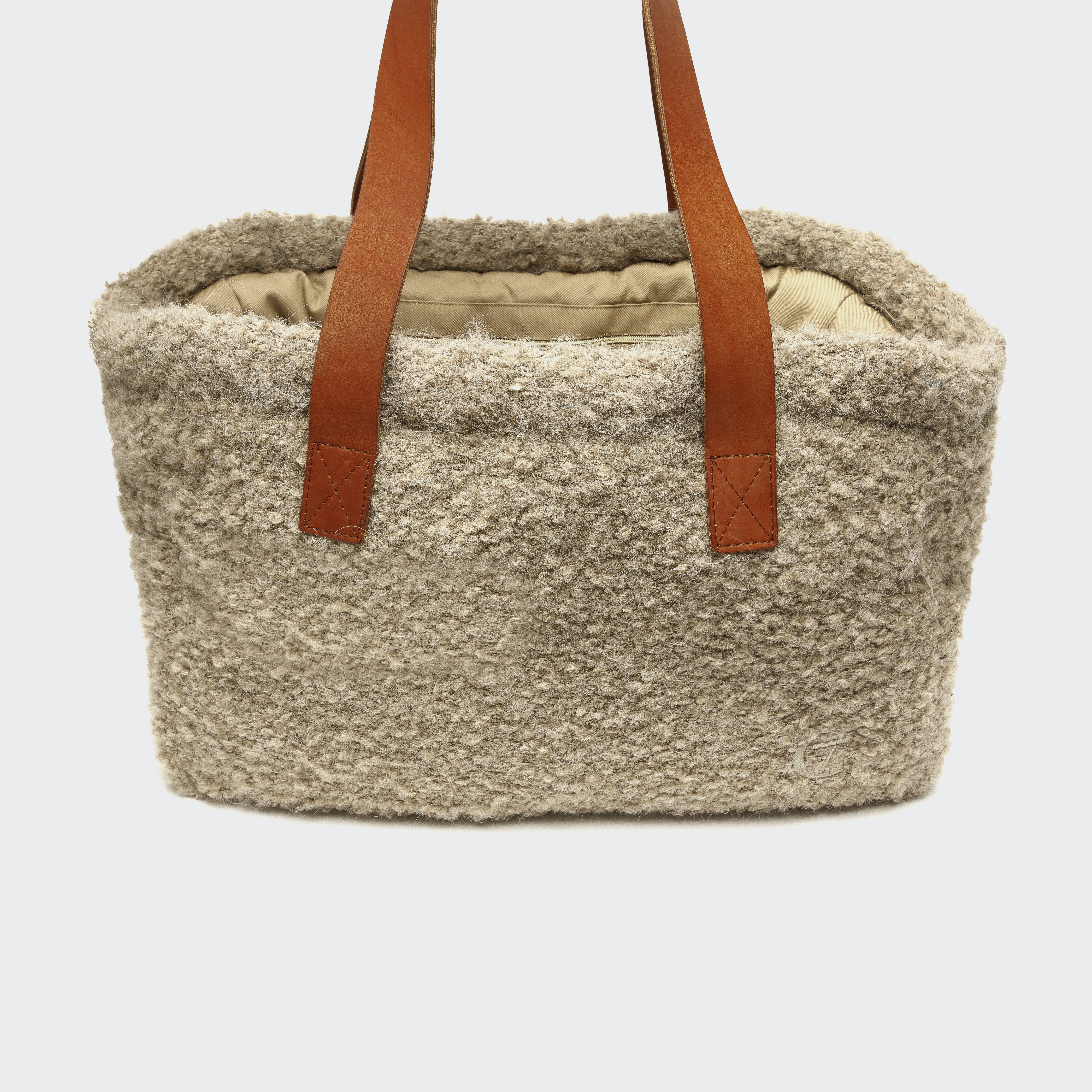 Hundetasche Verona Wool Beige - Image 5