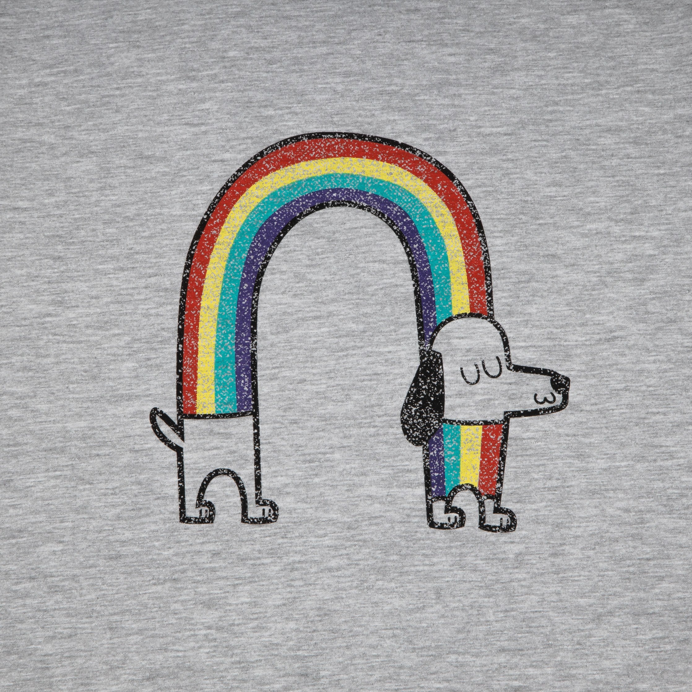 RESC7UE T-Shirt Rainbow Grey Mélange - Image 2