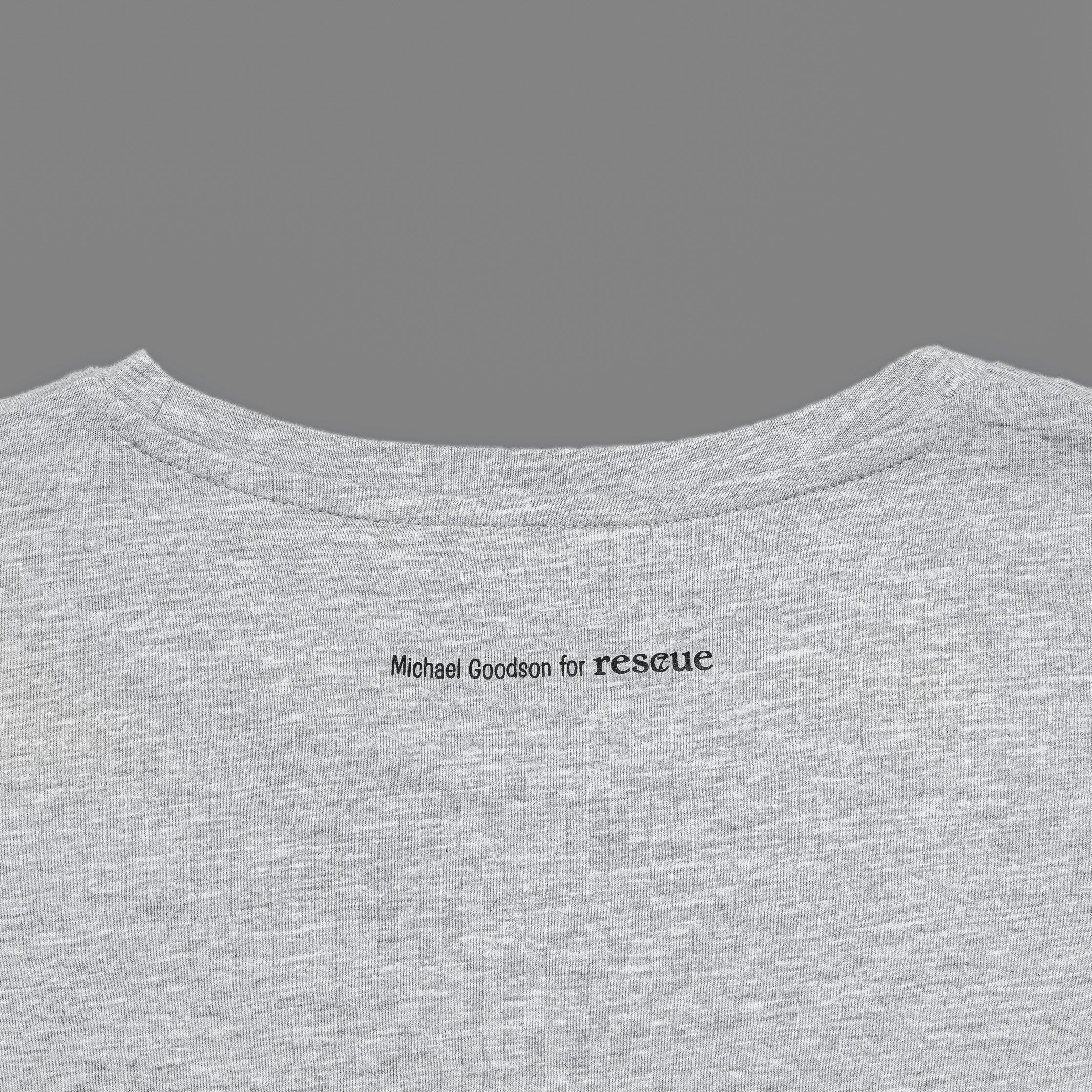 RESC7UE T-Shirt Rainbow Grey Mélange - Image 3