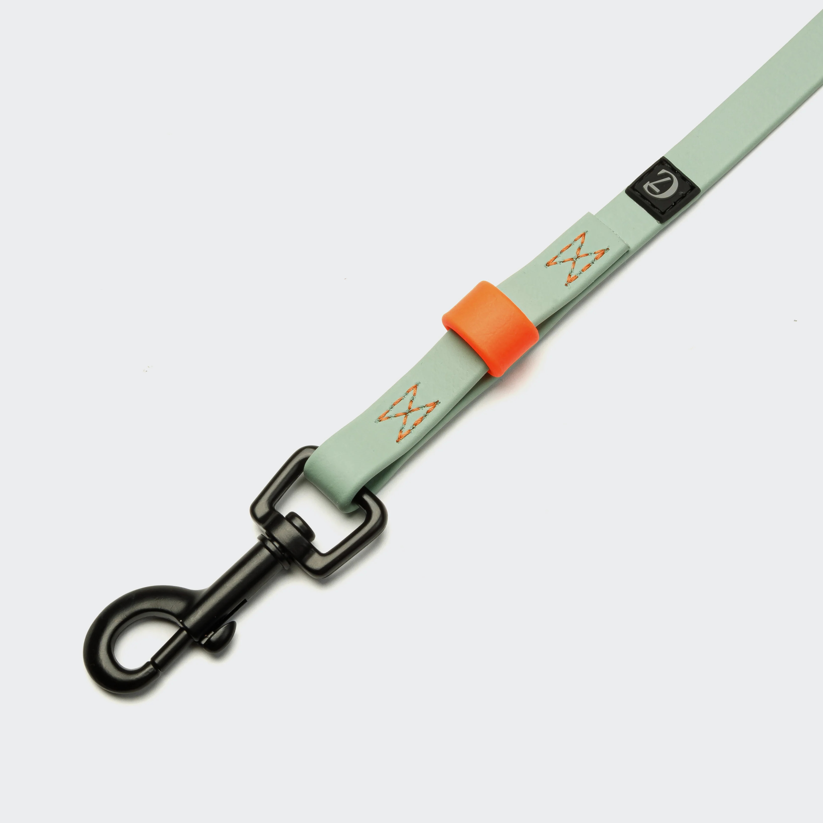 Schleppleine BioThane Ipanema Mint-Neon Orange - Image 4