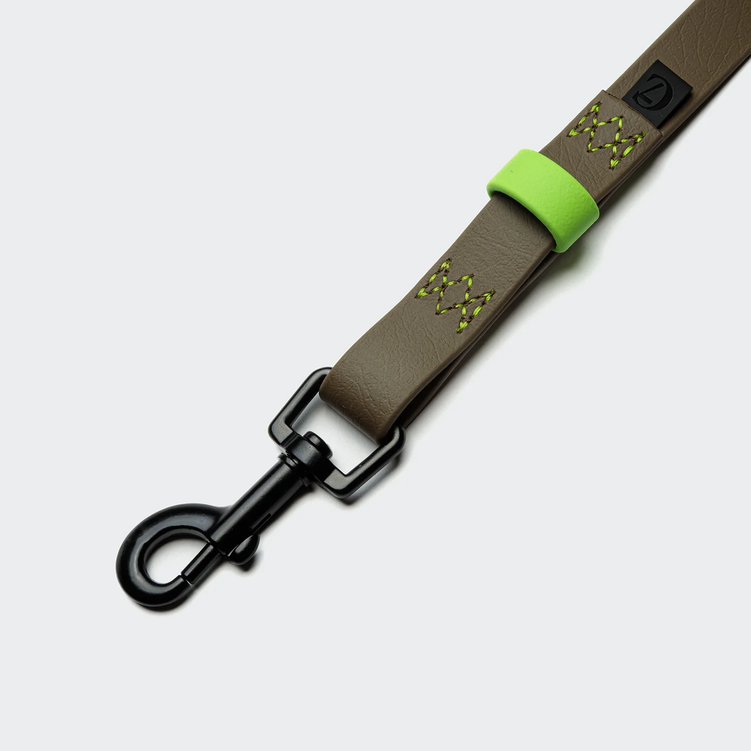 Schleppleine BioThane Ipanema Olive-Neon Green - Image 4